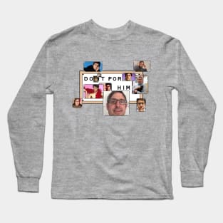 Do It For Him Simpsons Louis Theroux Print Long Sleeve T-Shirt